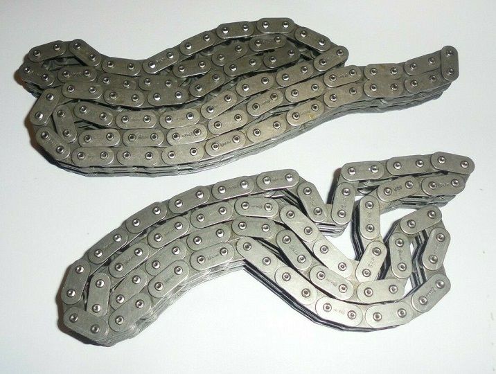 TIMING CHAINS x2 (Jaguar E Type) (3.8 & 4.2) (1961- 71) 